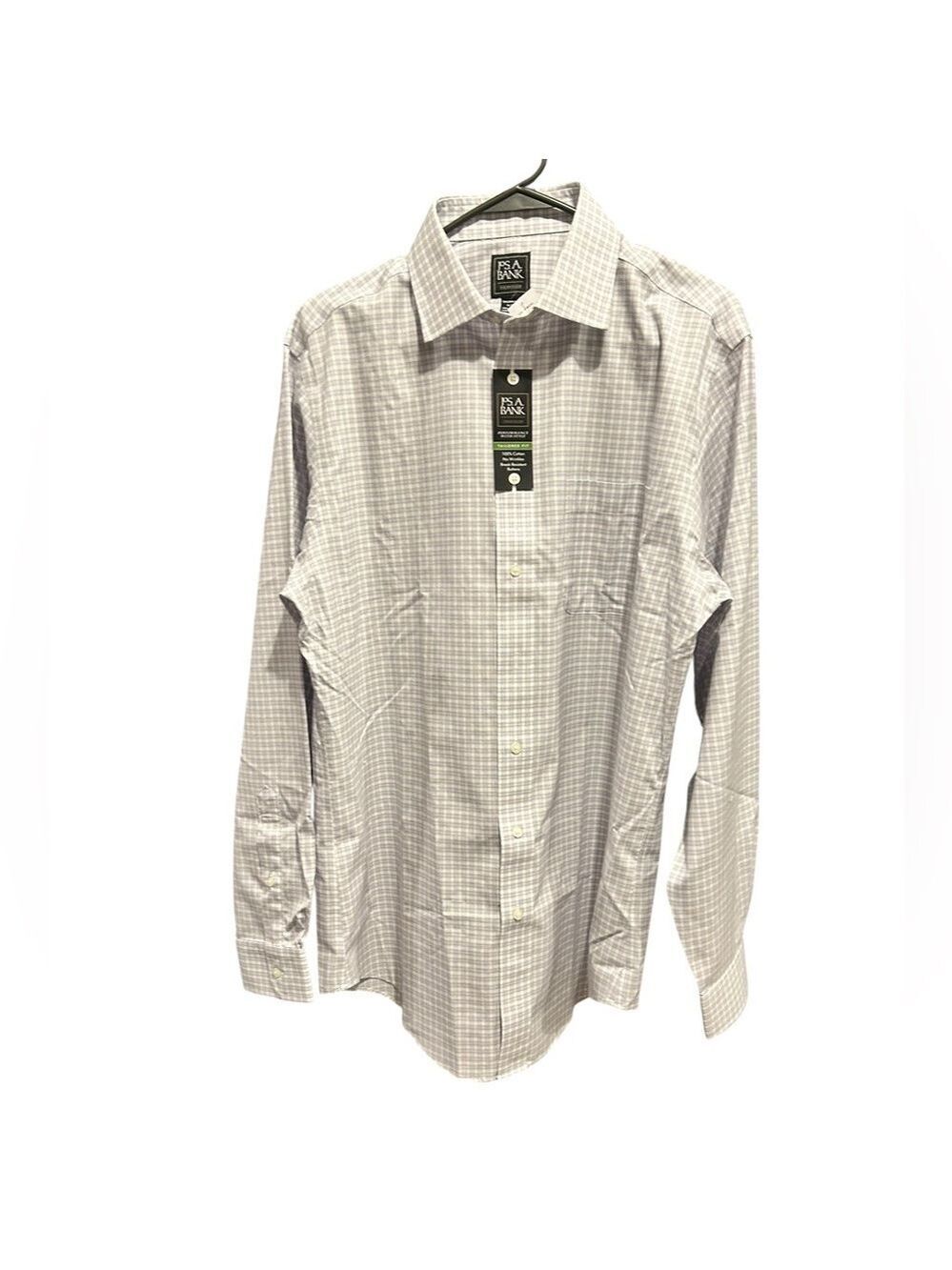 Jos. A. Bank Tailored Fit Traveler Long Sleeve Shirt Size 16/36 New with Tags